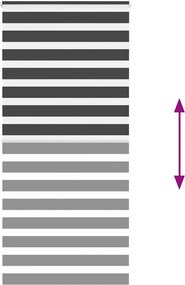 vidaXL Ζέβρα τυφλή Μαύρο Πλάτος υφάσματος 90,9 εκ. Πολυεστέρας