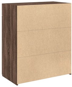 vidaXL Ντουλάπι Καφέ Δρυς 80x42,5x93 εκ. από Επεξεργασμένο Ξύλο