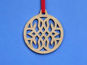 Σετ των 3 Intra απο ξύλο plywood 3mm-4mm πάχος – Χριστουγεννιάτικη μπάλα στολίδι 40x45 cm INTRAVECTRY-MY545302