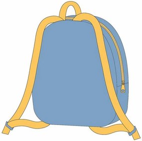 Σχολική Τσάντα Stitch Μπλε 18 x 22 x 4 cm