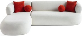 Corner Sofa Roma Left - White White
