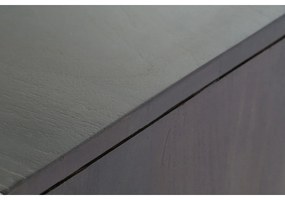 Τηλεόραση DKD Home Decor 140 x 40 x 55 cm Μαύρο Μέταλλο ξύλο ακακίας