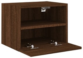 vidaXL Έπιπλο Τοίχου Τηλεόρασης Καφέ Δρυς 40x30x30 εκ. Επεξ. Ξύλο