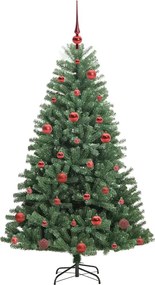 vidaXL Τεχνητό Χριστουγεννιάτικο Δέντρο με Άξονα Πράσινο 150 cm