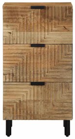 Sideboard καφέ 40x33x75 cm μασίφ ξύλο Mango - Καφέ