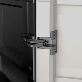 Keter Ντουλάπι Αποθήκευσης Χαμηλό Gear Μαύρο / Γκρι 97 εκ.