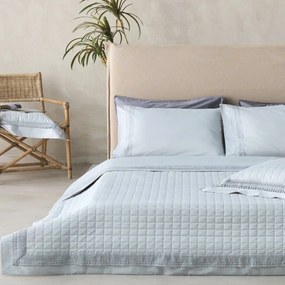 Σεντόνια Felicity 22 (Σετ 4τμχ) Silver Kentia Υπέρδιπλo 240x270cm 100% Cotton Satin