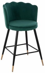 Σκαμπό Bar Μεσαίου Ύψους Vesna HM8736.03 50x50x90cm Pine Velvet, Metal