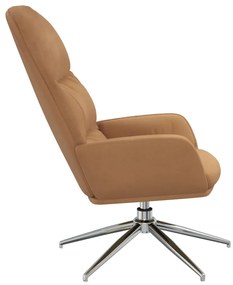 vidaXL Πολυθρόνα Relax Taupe από Συνθετικό Καστόρι