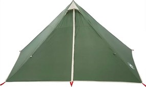 vidaXL Σκηνή Οικογενειακή Tipi 7 Ατόμων Αδιάβροχη Πράσινη