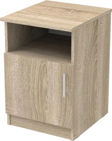 Κομοδίνο Galdi pakoworld σε sonoma απόχρωση 40x45x60εκ