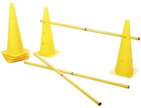 Kerbl 415627  2-in-1 Agility Hurdle Cone Set Yellow 81994