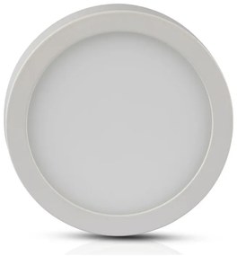 V-TAC LED panel επιφανειακό 12W 4000K Φυσικό λευκό Στρογγυλό