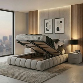 Κρεβάτι Nebras με Αποθηκευτικό Χώρο - 200x200cm