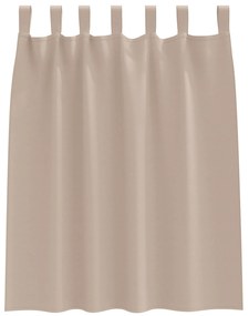 vidaXL Κουρτίνες συσκότισης 2 pcs Taupe 140 x 140 cm Πολυεστέρας