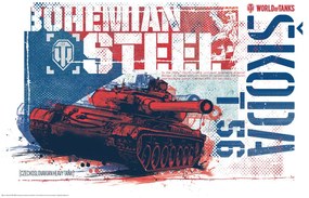 Αφίσα World of Tanks - Bohemian Steel