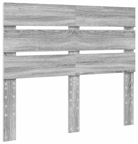 vidaXL Κεφαλάρι Γκρίζο Σονομα 120 cm Επεξεργασμένο ξύλο