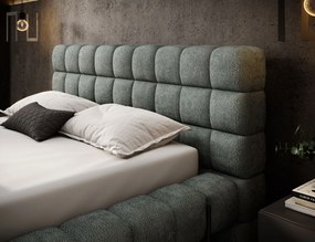 Επενδυμένο κρεβάτι Cloud-Olive-160 x 200