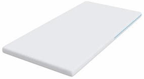 vidaXL Στρώματα Λευκό 90 x 190 cm Pěna