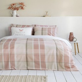 Σεντόνια Sweet Spring Με Λάστιχο (Σετ 3τμχ) Coral Nima Single 180x232cm 100% Βαμβάκι