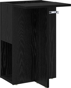 vidaXL End Table Μαύρη Οξυά 35 x 40 x 55 εκ. Επεξεργασμένο ξύλο