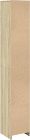 vidaXL Στήλη Μπάνιου Sonoma Δρυς 30x30x183,5 εκ. Επεξεργασμένο Ξύλο