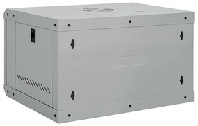 vidaXL Ντουλάπα δικτύου με αποθήκευση Γκρι 53 x 45 x 30 εκ Ατσάλι