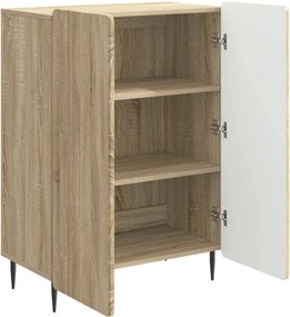 vidaXL Πλαϊνό γραφείο Sonoma Δρυς 66 x 34,5 x 92 εκ.