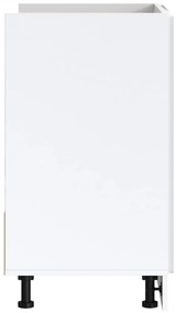 vidaXL Ντουλάπι βάσης νεροχύτη Porto Λευκό 80x46x81,5 cm