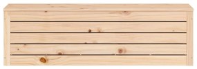 vidaXL Κουτί Αποθήκευσης 109x36,5x33 εκ από Μασίφ Ξύλο Πεύκου