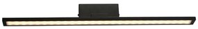 Απλίκα Φωτιστικό Τοίχου Μπάνιου LED 16W 3000K 1040LM CHLOE Aca-PN19LEDW56BK-Μαύρο PN19LEDW56BK