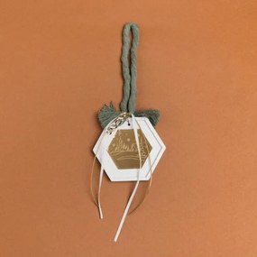 Beauty Home ΚΡΕΜΑΣΤΟ ΠΟΛΥΓΩΝΟ ΚΕΡΑΜΙΚΟ ΜΕ PLEXI ΧΡΙΣΤ. ΧΩΡΙΟ ΠΡΑΣΙΝΟ ΕΥΚΑΛΥΠΤΟΥ