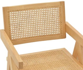 Καρέκλα - Πολυθρόνα Winslow φυσικό rubberwood 52x59x79εκ 52x59x79 εκ.