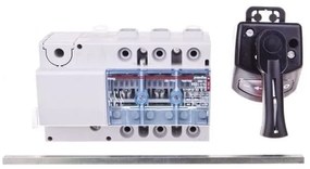 Διακόπτης Φορτίου Πλάγιος 3Π 100Α Vistop 022525 Legrand-22525-Μαύρο 022525