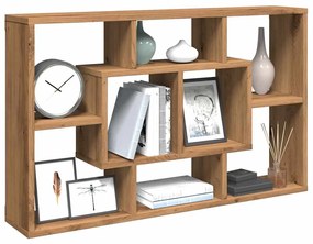 Ράφι Τοίχου Χειροποίητο Δρυς 85x16x52,5 εκ. από Τεχνητό Ξύλο