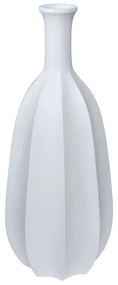 MarHome FIBERGLASS ΒΑΖΟ ΛΕΥΚΟ ΠΑΓΟΥ / ΚΑΘΕΤΕΣ ΠΤΥΧΕΣ - Φ30x80cm 1/KIB 06-94720