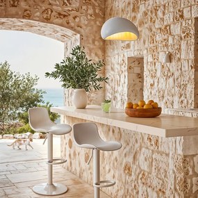 Σκαμπό μπαρ Walden PP λευκό 40x43x100 εκ.