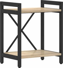 vidaXL Ράφι Βιβλίων Δρύς Sonoma 40 x 30 x 50 cm Επεξεργασμένο ξύλο