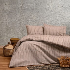 Φανελένια Σεντόνια King Size (Σετ) Melinen Tundra Grey Γκρι Με Λάστιχο 180x200+30