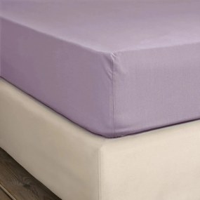Σεντόνι Μονό Με Λάστιχο (100x200+32) Nima Unicolors SS24 Λιλά