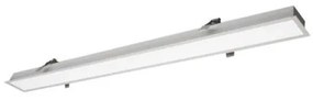 Γραμμικό Χωνευτό  L1140 4000K Ανοδ. Dim. Station Ultra 3911-03114-4-U-D4 Viokef-3911-03114-4-U-D4-Ασημί 3911-03114-4-U-D4