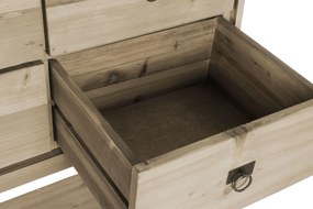 Έπιπλο Εισόδου DKD Home Decor Καφέ 140 x 40 x 110 cm