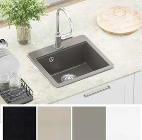 vidaXL Σιντρινο Γκρι 470 x 440 mm Γρανίτης