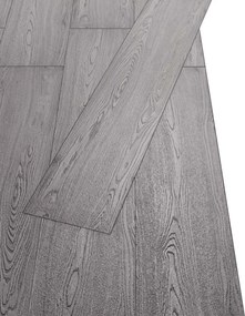 vidaXL Πλάκες Δαπέδου 18 pcs Σκούρο Γκρι 5,26 τ.μ. PVC