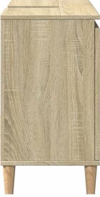vidaXL Ντουλάπι Μπάνιου Sonoma Δρυς 65x33x60 εκ. Επεξεργασμένο Ξύλο