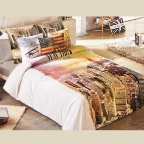 Παπλωματοθήκη Σετ 3τμχ. Clay Queen Size 220x240cm 100% Cotton