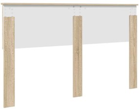 vidaXL Κεφαλάρι με κεφαλάρι Δρύς Sonoma 150 cm Επεξεργασμένο ξύλο