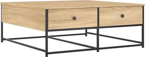 vidaXL Τραπεζάκι Σαλονιού Sonoma Δρυς 100 x 99 x 40 εκ. Επεξεργ. Ξύλο