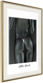 Αφίσα - Beauty of the Female Body - 20x30 - Χρυσό - Με πασπαρτού