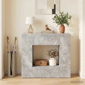 vidaXL Σκυρόχρωμο Γκρι 82 x 29 x 74 εκ.